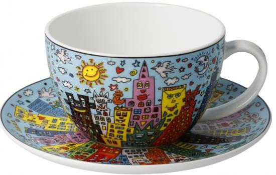 My New York City Day Tasse mit Untertasse
