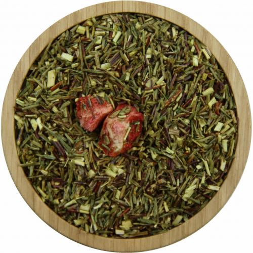 Gr�ner Rooibos Erdbeer-Sahne - Menge: 250 g - Variante: ohne Teedose