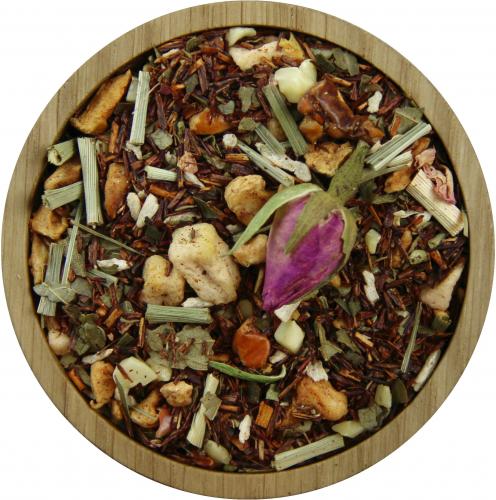 Rooibos Amaretto Kaktusfeige - Menge: 500 g - Variante: ohne Teedose