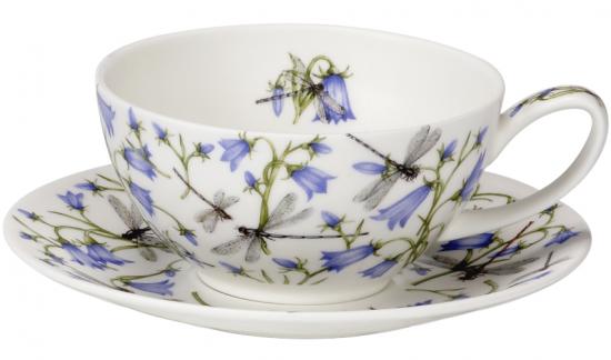 Tea for One Cup and Saucer - Dovedale Harebell