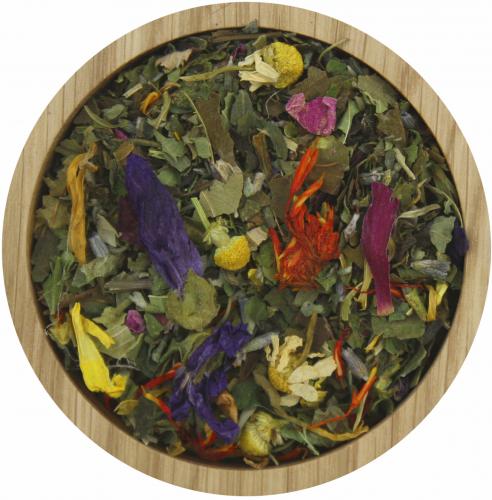 Basentee Wohlf�hlblumen - Menge: 500 g - Variante: ohne Teedose