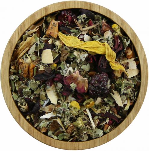 Himbeer-Minze - Menge: 250 g - Variante: ohne Teedose