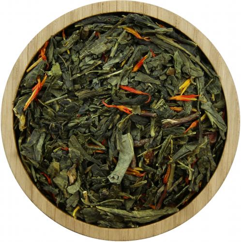 Sanddorn Sencha - Menge: 500 g - Variante: mit Teedose