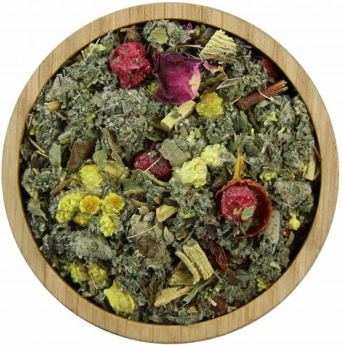 Lakritztee (Friesenkraut) - Menge: 100 g - Variante: mit Teedose
