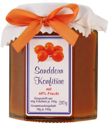 Sanddorn-Konfit�re - 60 % Frucht