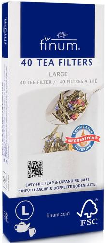 40 Tea Filters Teefilter - Gr��e L