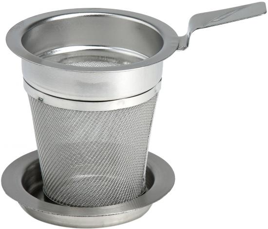 Edelstahlfilter mit Henkel - S