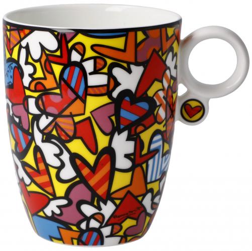 Romero Britto - All We Need is Love Becher