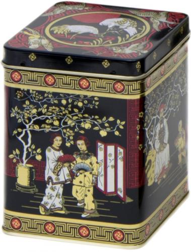 Black Jap viereckige Teedose - Gr��e: 200 g
