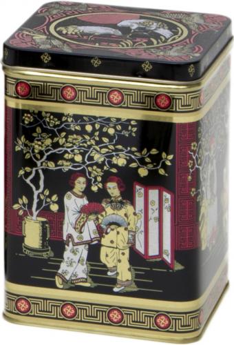 Black Jap viereckige Teedose - Gr��e: 500 g