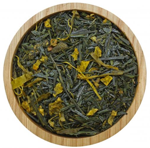 Zitrone-Ingwer Premium mit Gyokuro BIO - Menge: 100 g - Variante: ohne Teedose