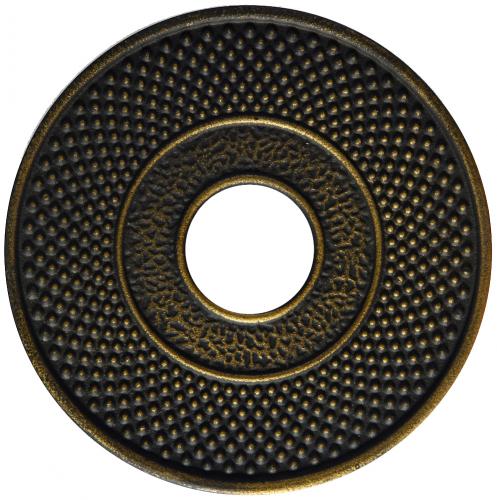 Denxi 14 Untersetzer f�r Teekanne - Farbe: schwarz-gold