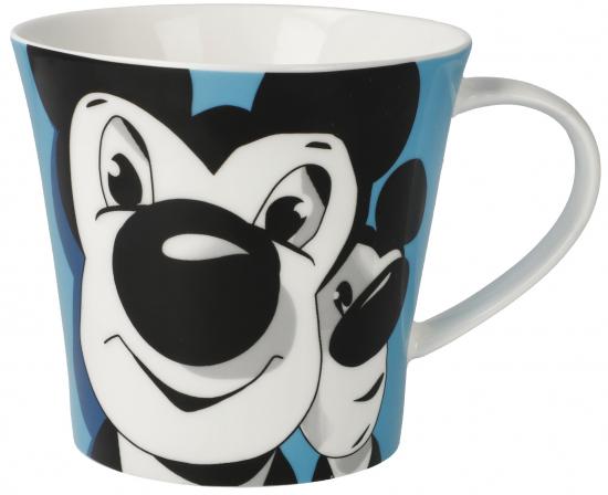 H�fner Maus Becher blau