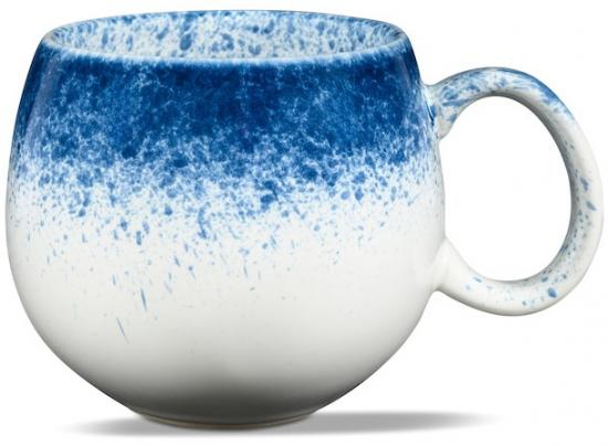 Becher mit Farbverlauf - Farbe: blau-wei�