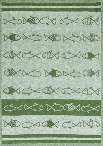 Kiss Fish Jacquard-Geschirrtuch gr�n