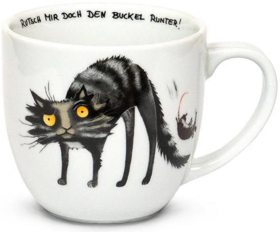Rutsch mir doch den Buckel runter Becher