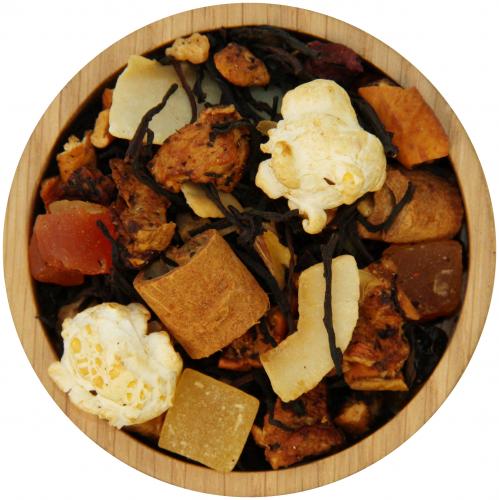 Schwarztee Nussknacker - Menge: 1000 g OG - Variante: ohne Teedose