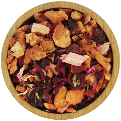 Rhabarber-Rosmarin - Menge: 100 g - Variante: ohne Teedose