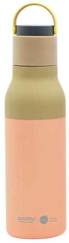 Asobu Metro Trinkflasche pastelpeach