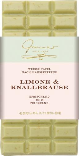 Limone und Knallbrause Schokolade