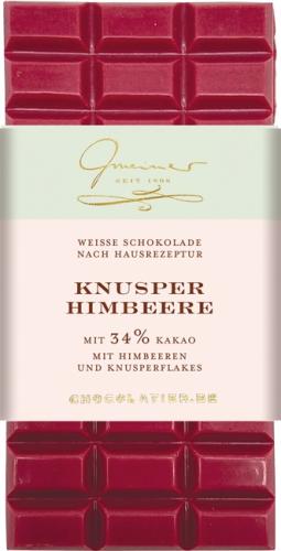 Knusper Himbeere Schokolade