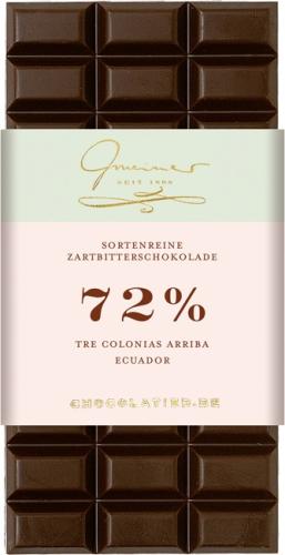 Tre Colonias Arriba Ecuador - 72 % Schokolade