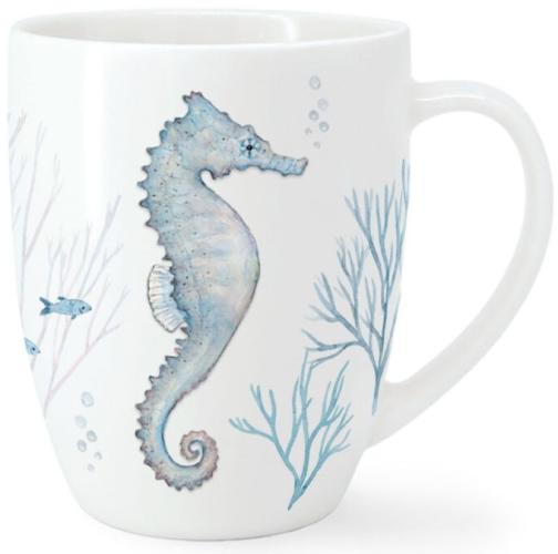 Seahorse Coral Becher